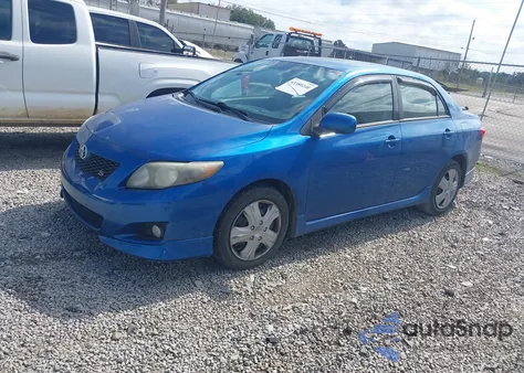 2009 Toyota Corolla S из США, поврежденный, VIN 2T1BU40E79C040501